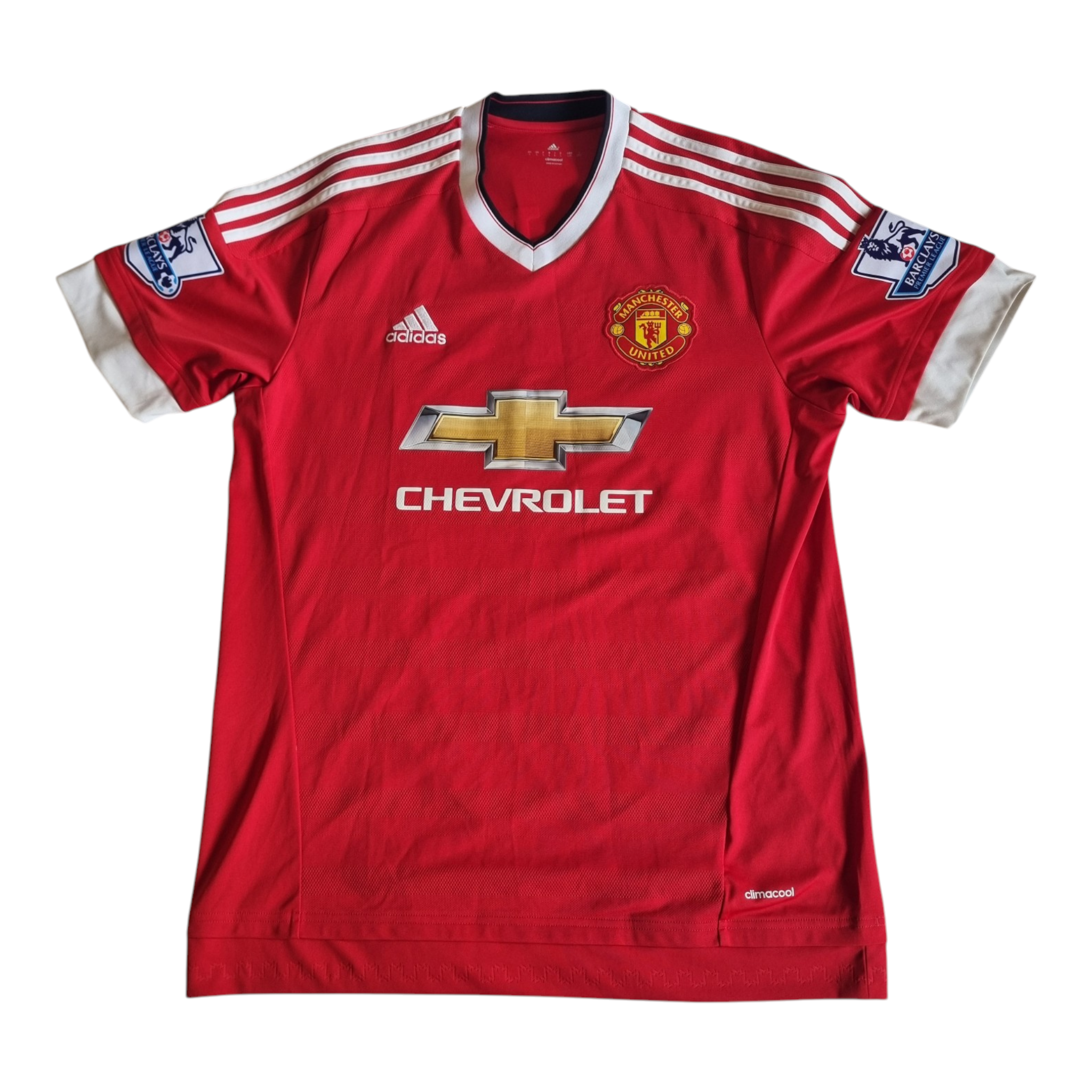 2015-16 Manchester United Home Shirt Mata #8 - 10/10 - L
