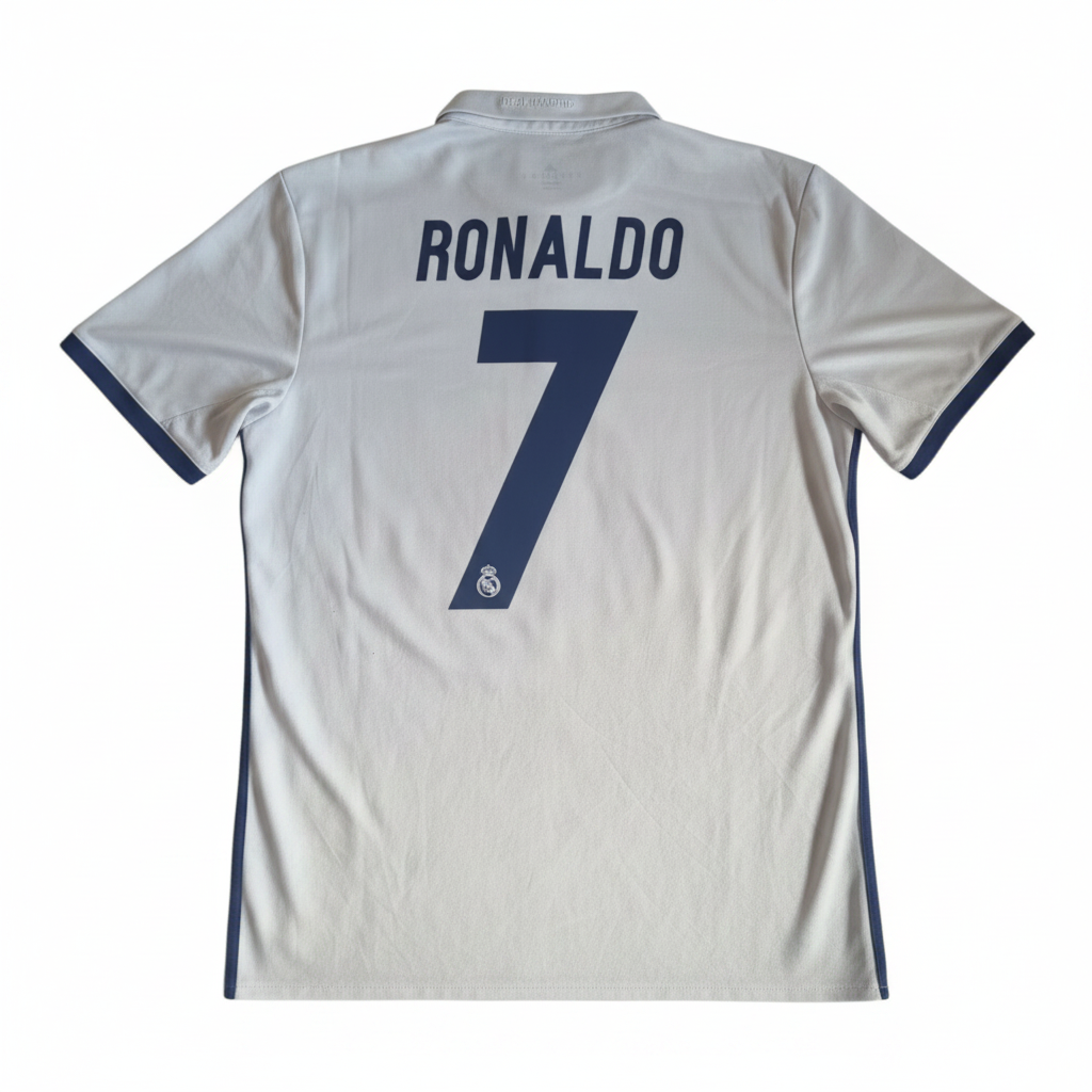 2016-17 Real Madrid Home Shirt Ronaldo #7 - 8/10 - M