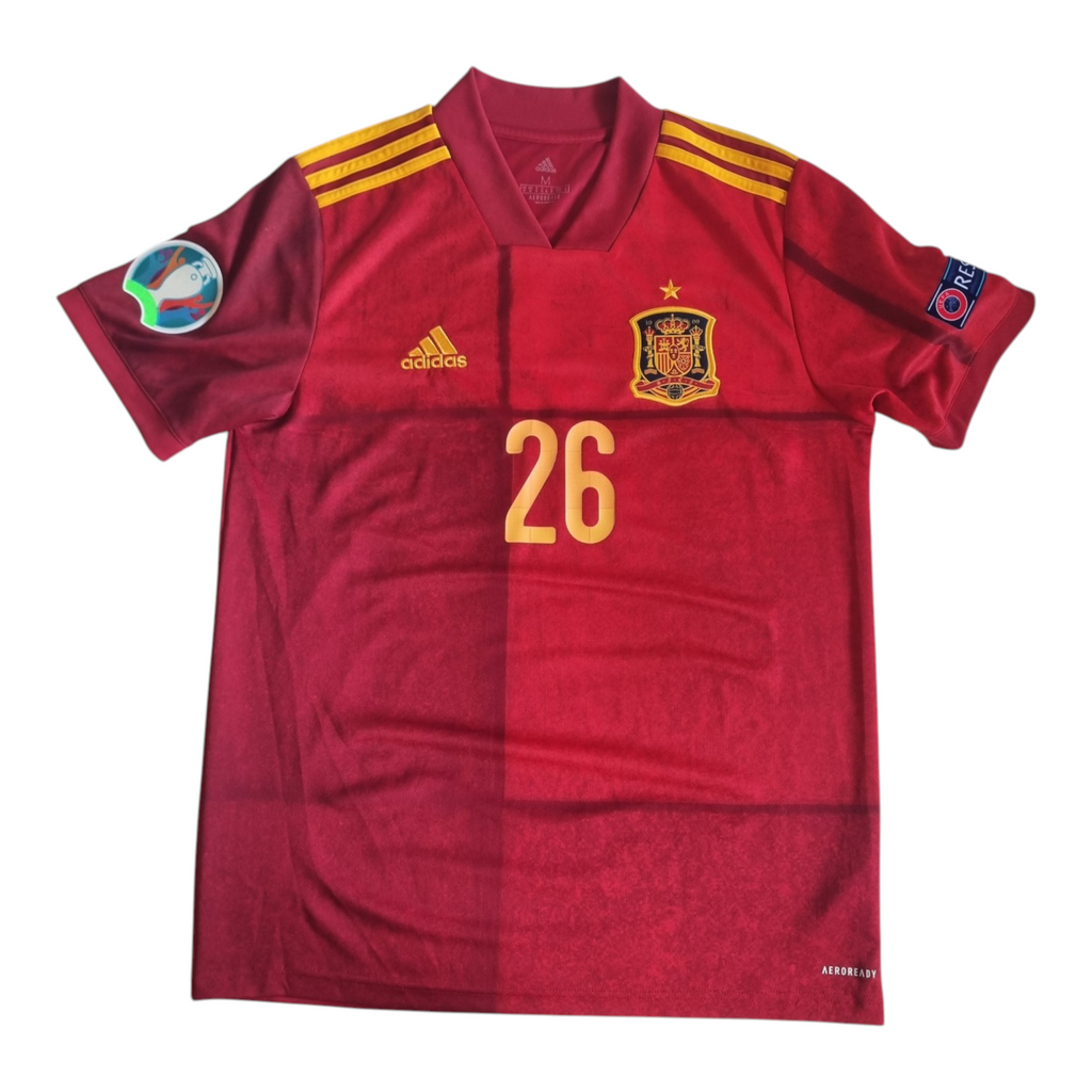 2020 Spain Home Shirt Pedri #26 - 10/10 - M