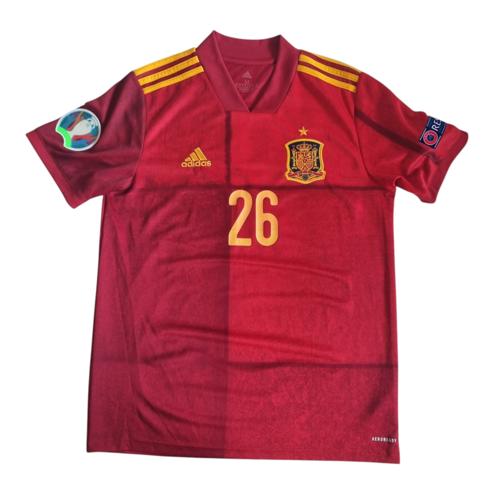 2020 Spain Home Shirt Pedri #26 - 10/10 - M