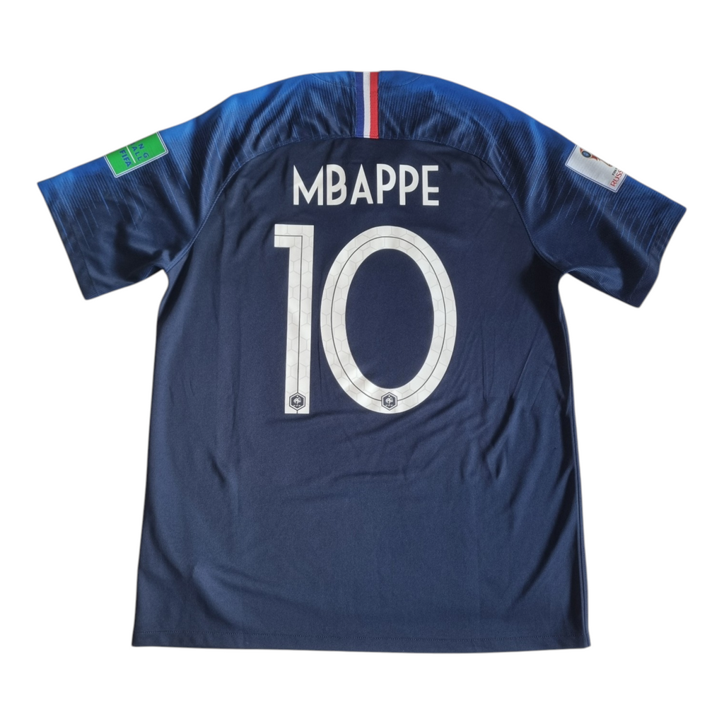 2018 France Home Shirt Mbappe #10 - 8/10 - L