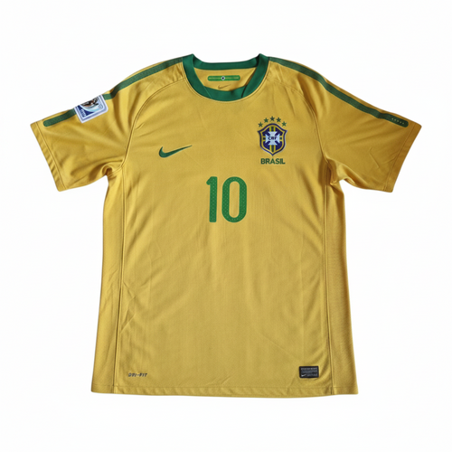 2010 Brazil Home Shirt Kaka #10 - 7/10 - M
