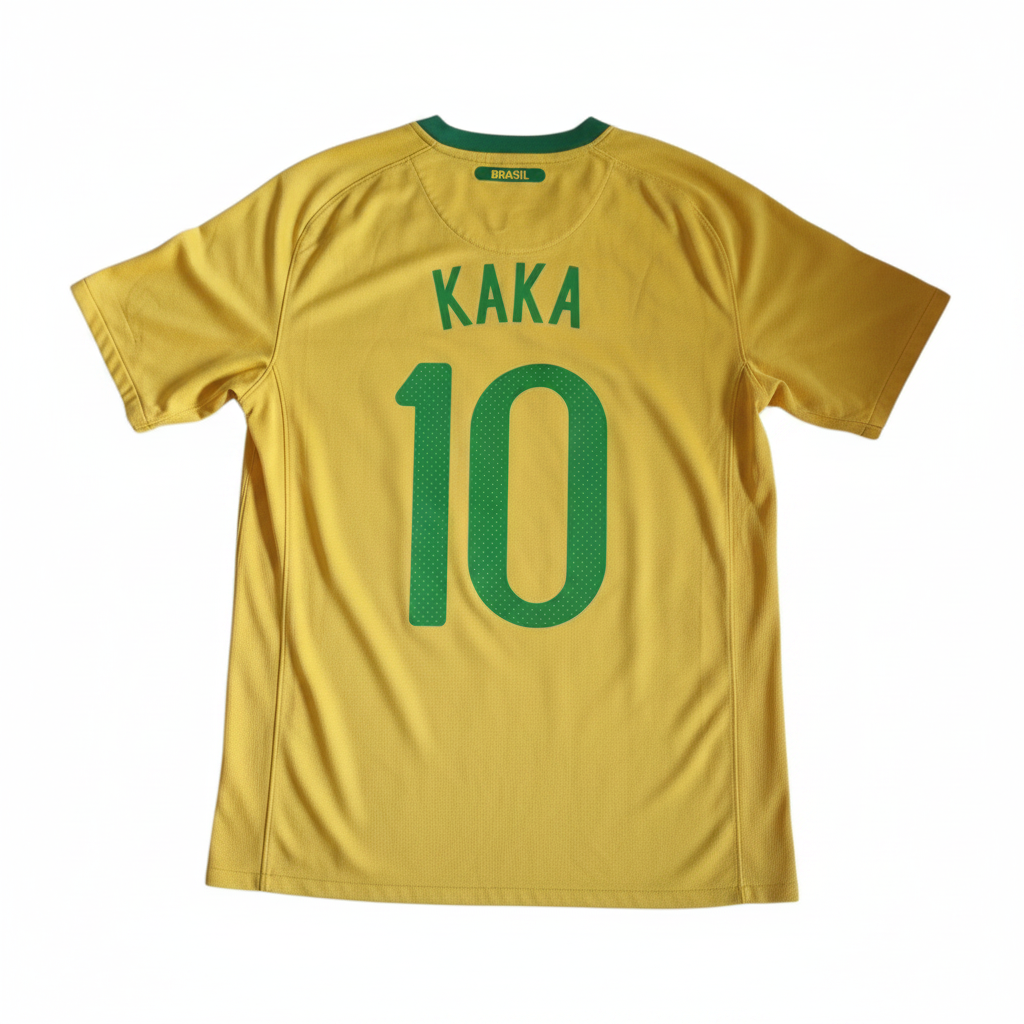 2010 Brazil Home Shirt Kaka #10 - 7/10 - M