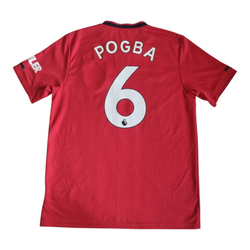 2019-20 Manchester United Home Shirt Pogba #6 - 8/10 - M