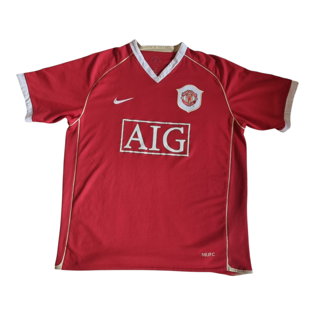 2006-07 Manchester United Home Shirt Ronaldo #7 - 7/10 - L