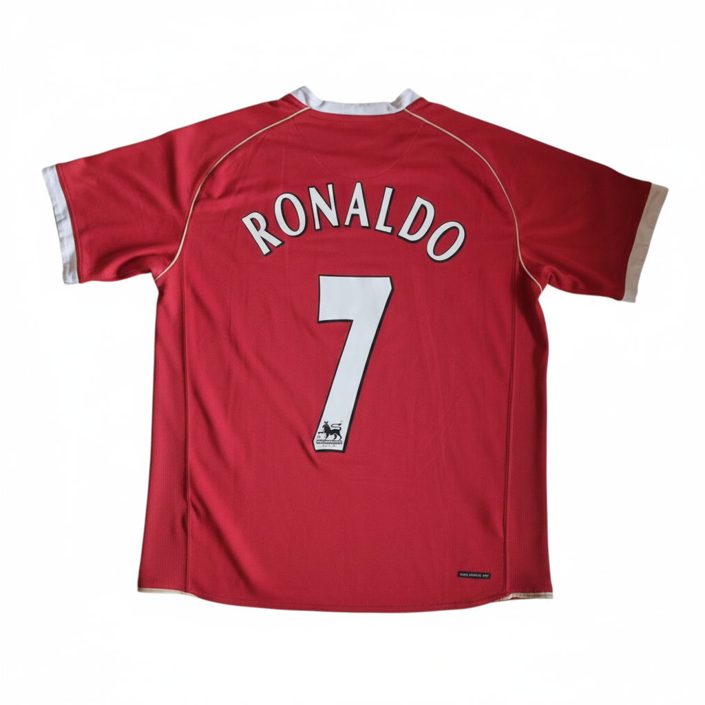 2006-07 Manchester United Home Shirt Ronaldo #7 - 7/10 - L