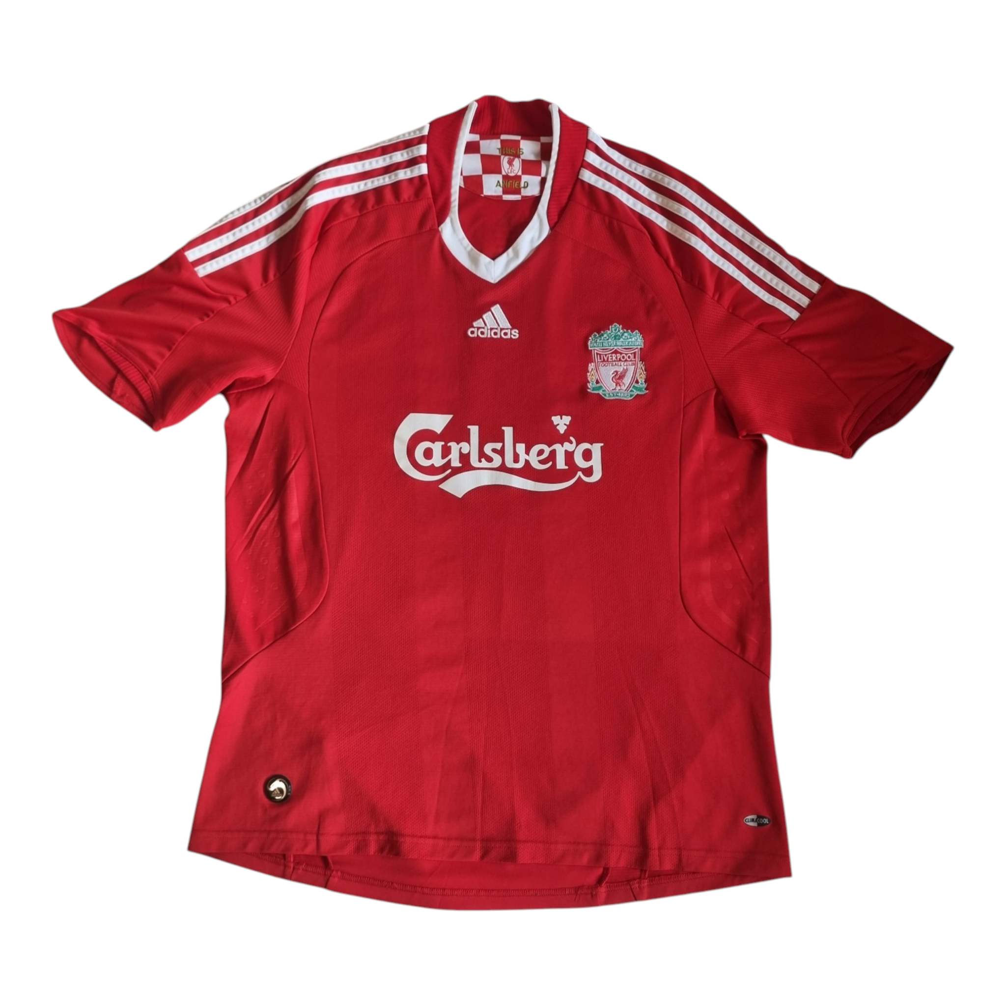 2008-10 Liverpool Home Shirt Alonso #14 - 8/10 - L