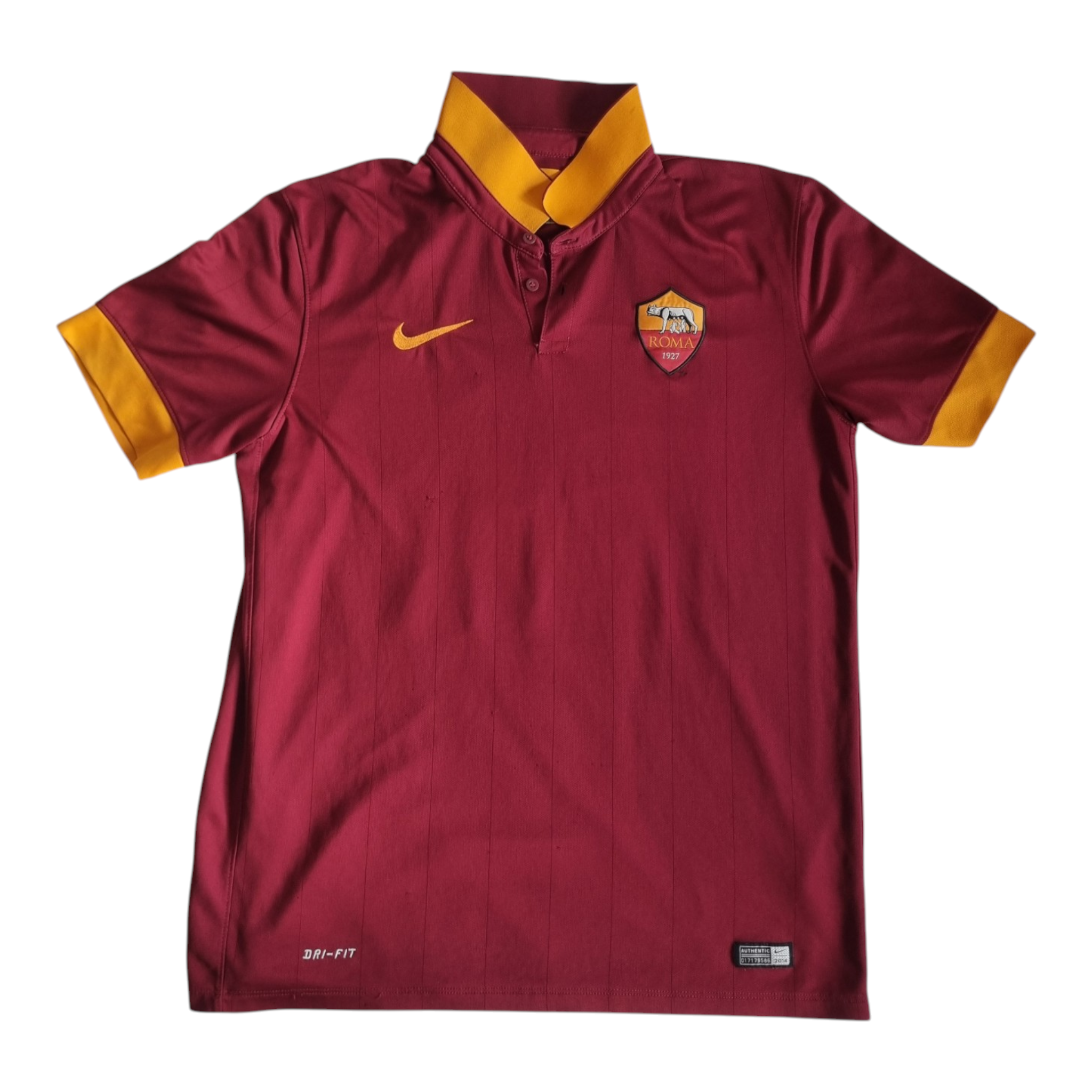 2014-15 Roma Home Shirt Totti #10 - 8/10 - L