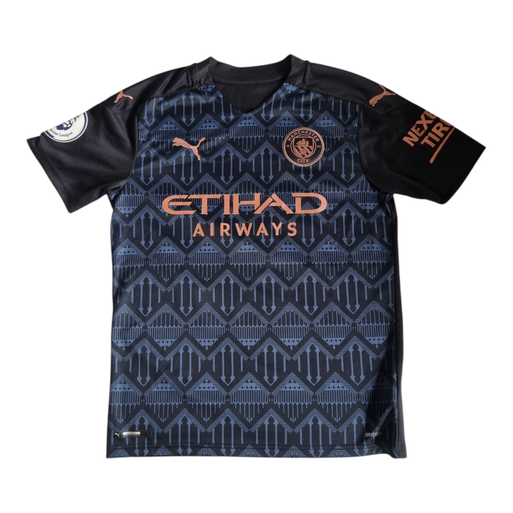 2020-21 Manchester City Away Shirt Kun Aguero #10 - 10/10 - S