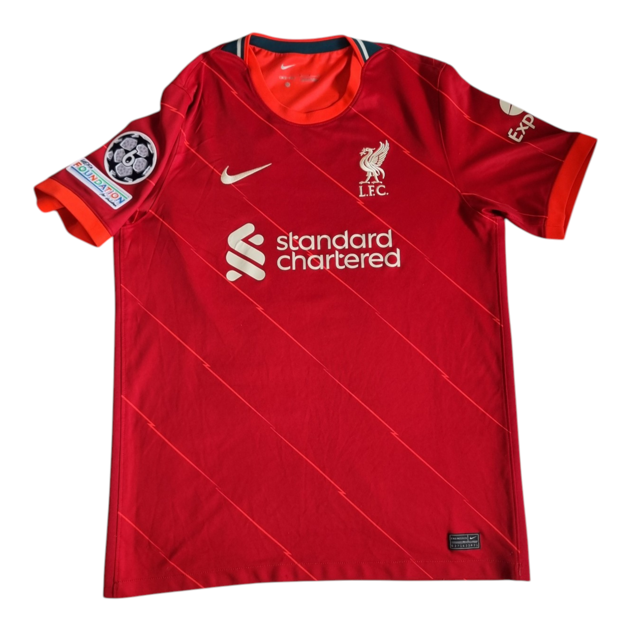2021-22 Liverpool Home Shirt M.Salah #11 - 9/10 - L