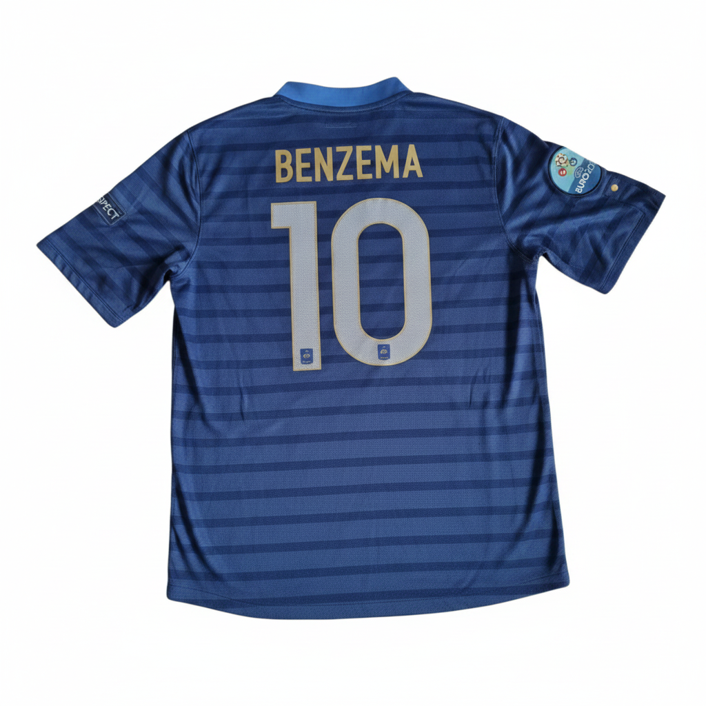 2012-13 France Home Shirt Benzema #10 - 9/10 - M