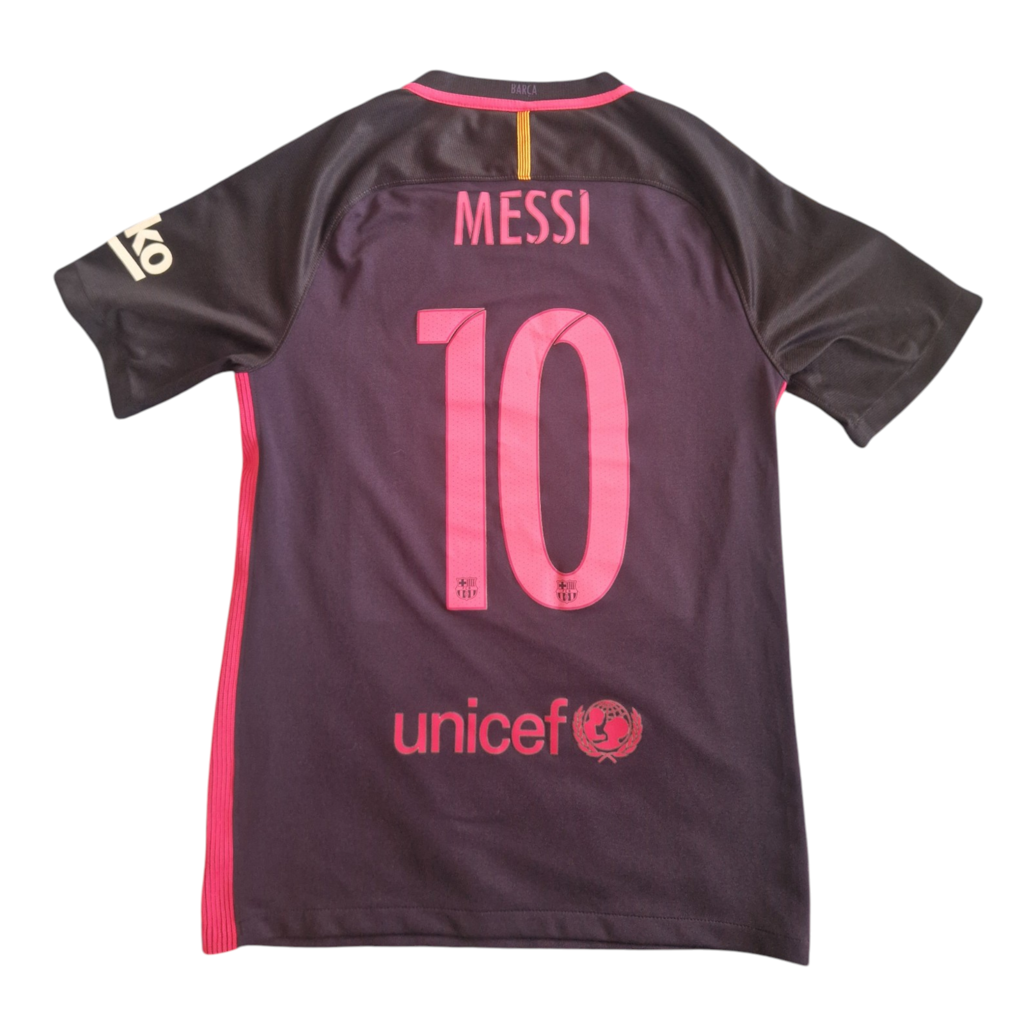2016-17 Barcelona Away Shirt Messi #10 - 9/10 - S