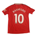 2022-23 Manchester United Player Issue Home Shirt Rashford #10 - 10/10 - M