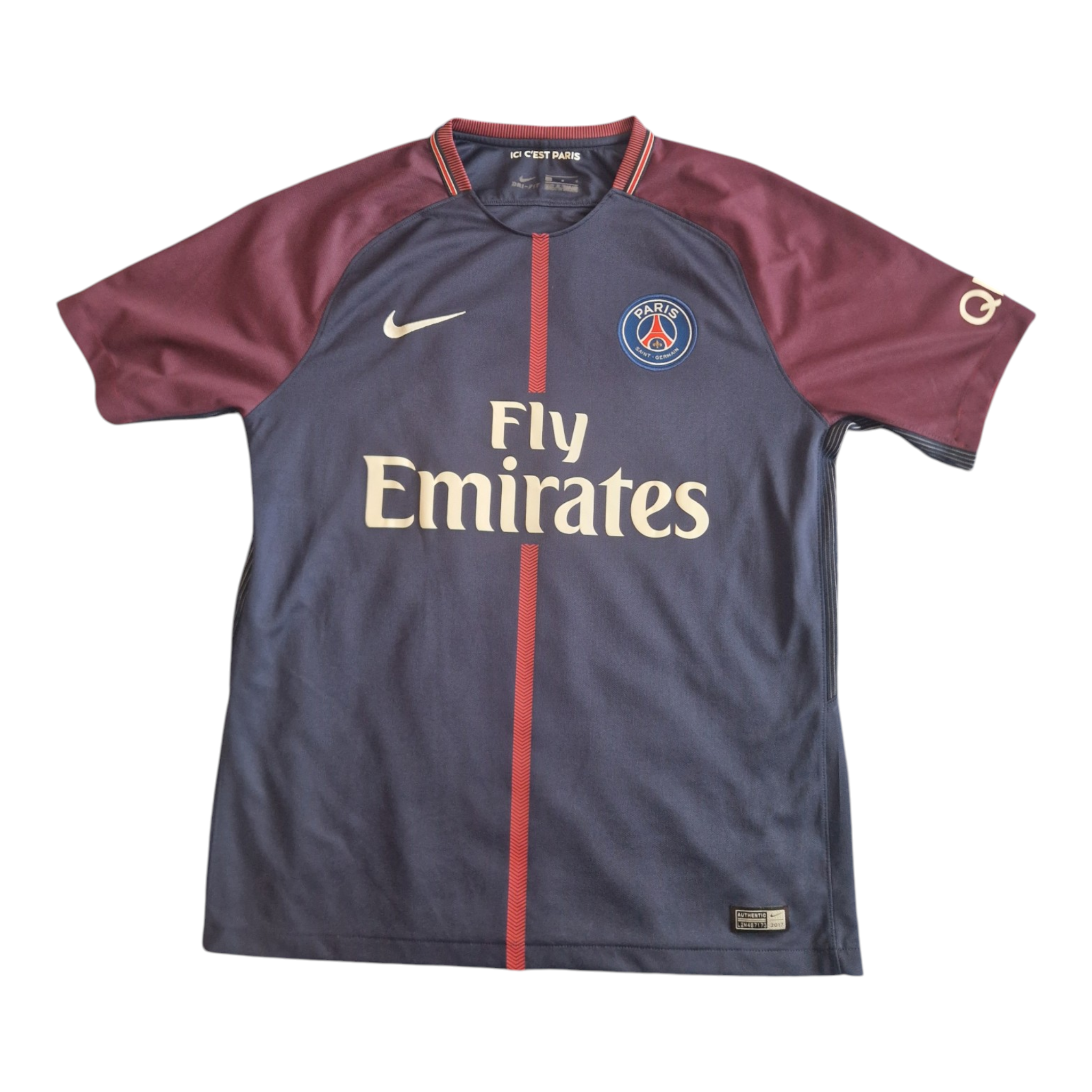 2017-18 Paris Saint-Germain Home Shirt - 9/10 - M