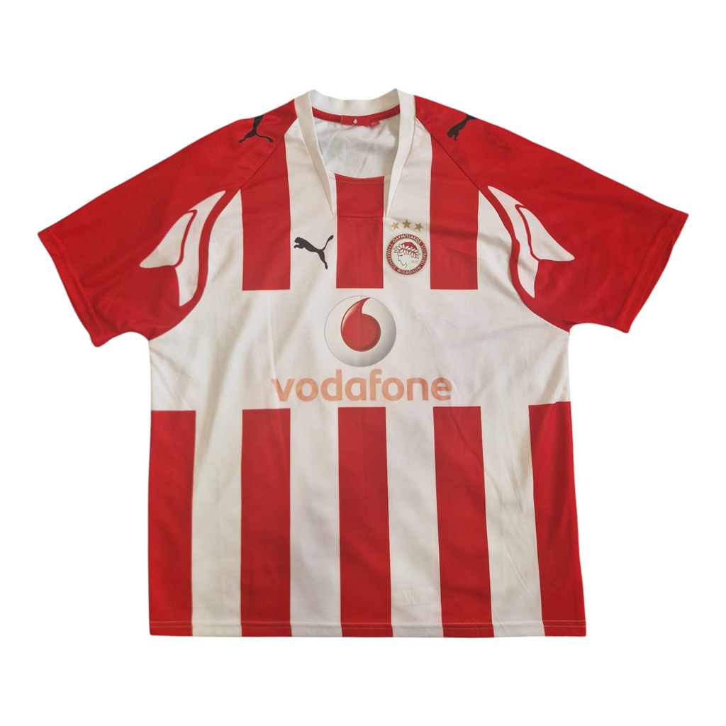 2007-09 Olympiacos Home Shirt - 8/10 - XL