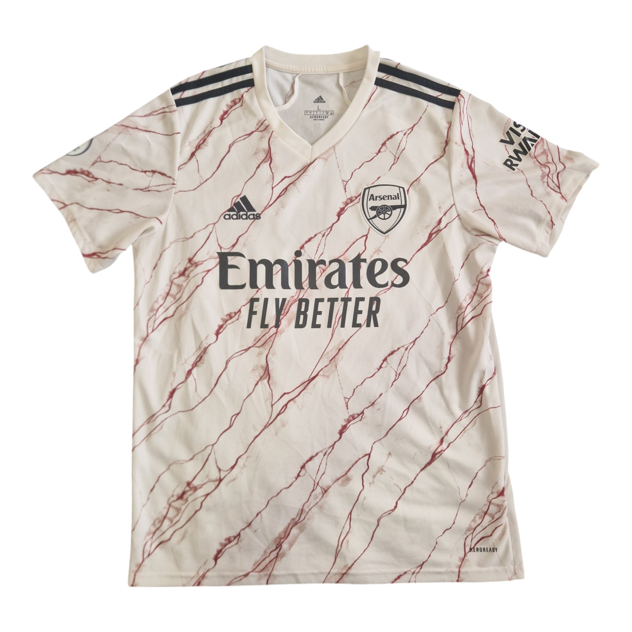 2020-21 Arsenal Away Shirt Saka #7 - 7/10 - L
