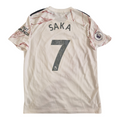 2020-21 Arsenal Away Shirt Saka #7 - 7/10 - L