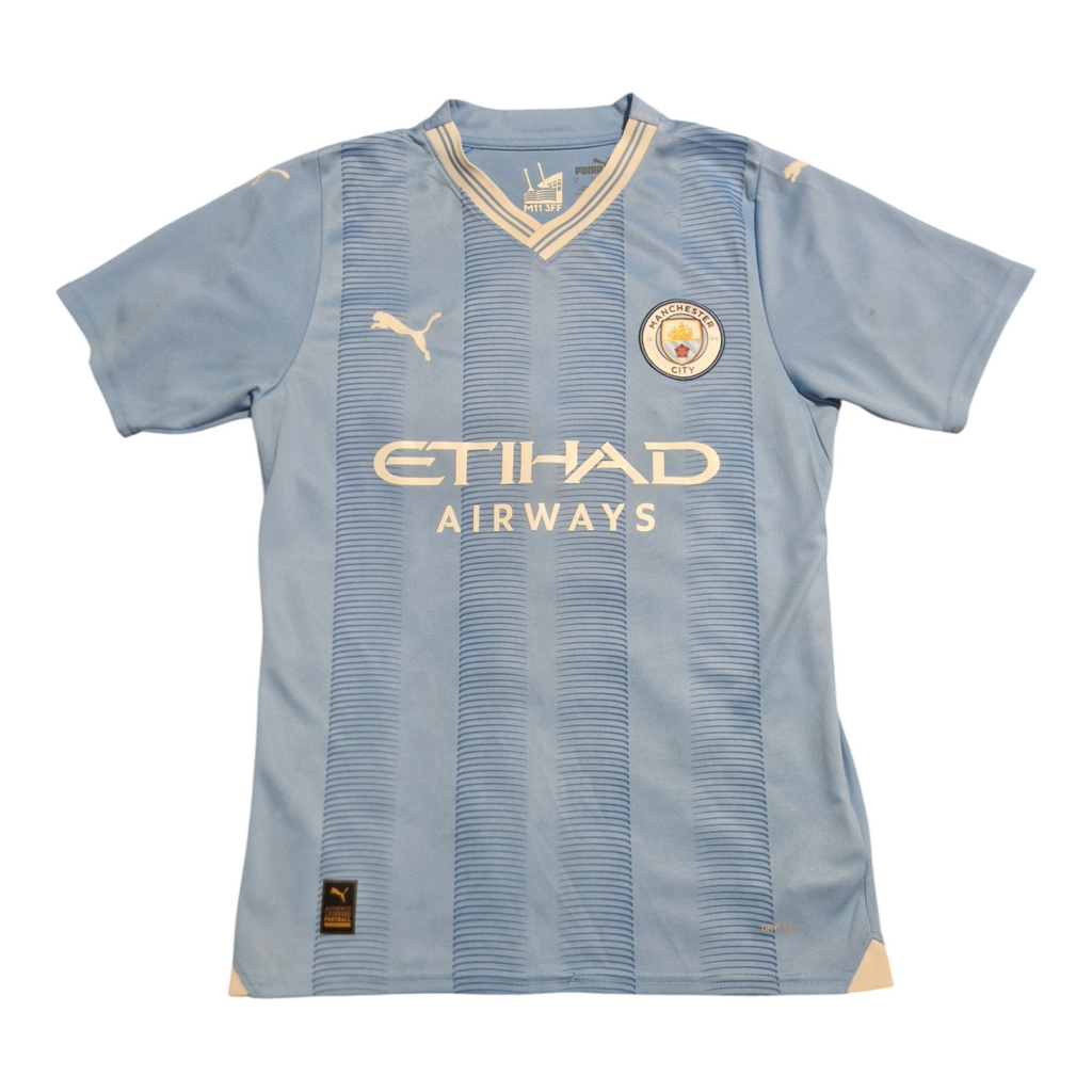 2023-24 Manchester City Home Shirt De Bruyne #17 - 7/10 - S