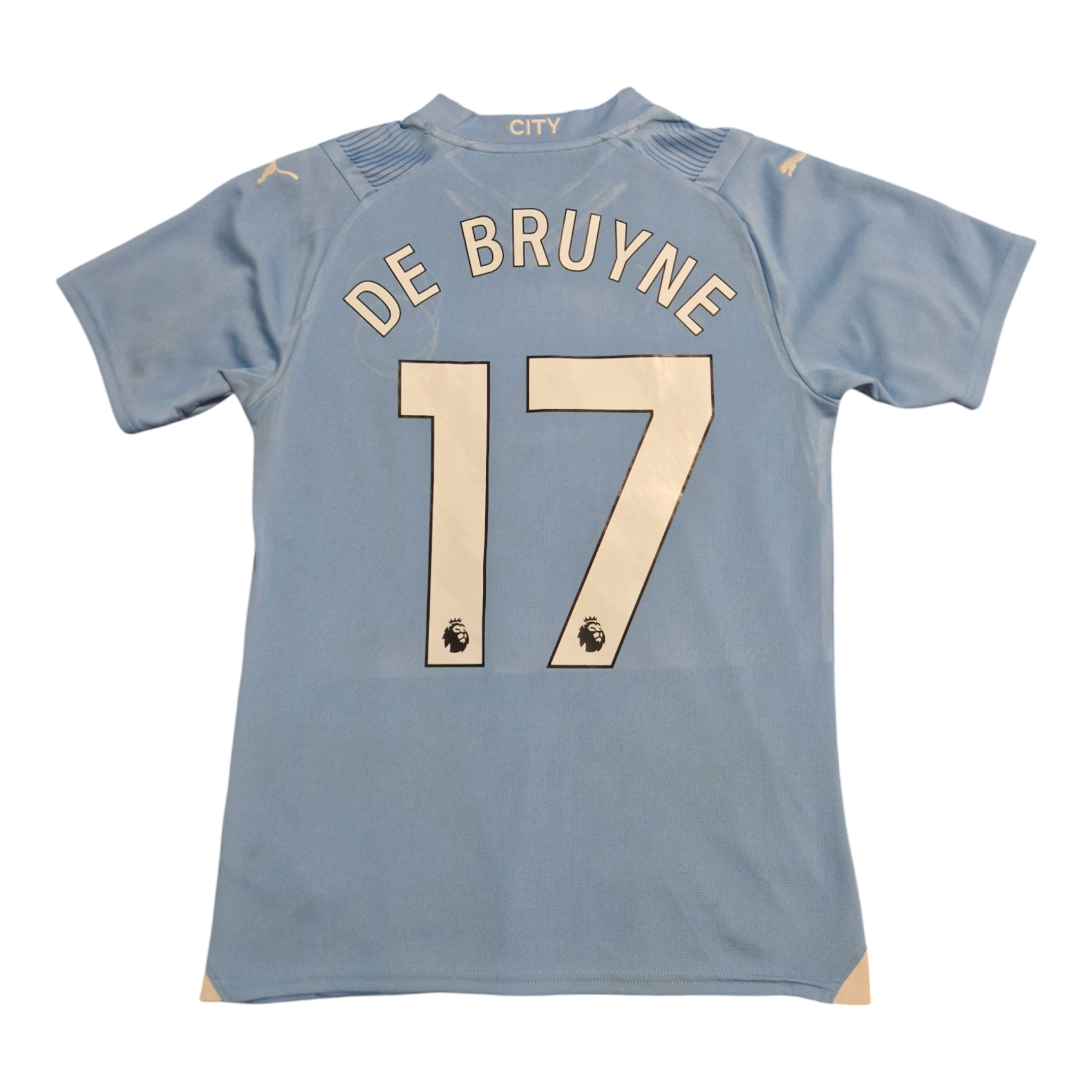 2023-24 Manchester City Home Shirt De Bruyne #17 - 7/10 - S