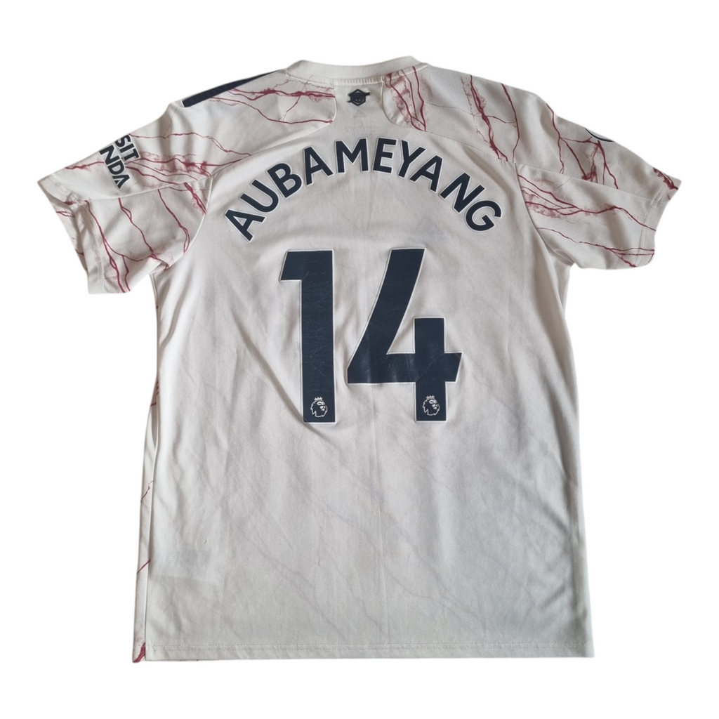 2020-21 Arsenal Away Shirt Aubameyang #14 - 8/10 - L