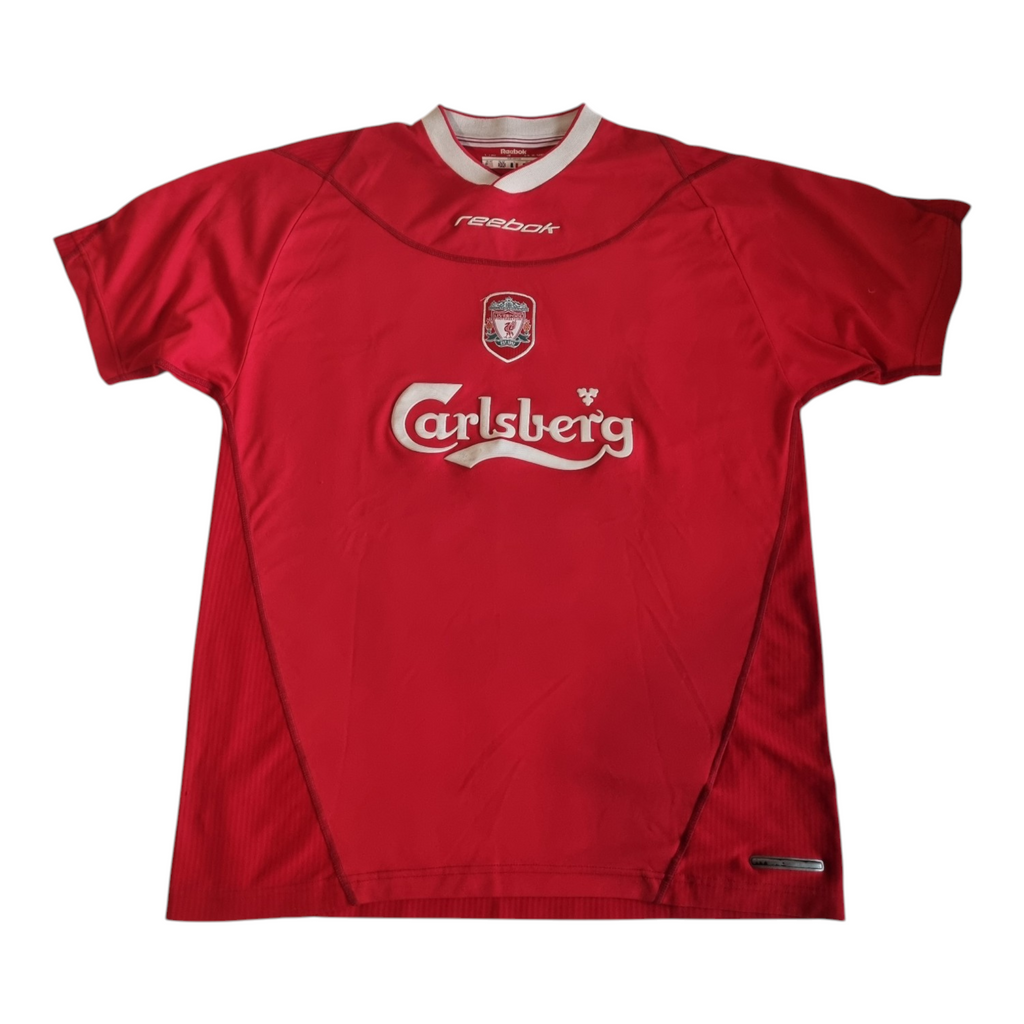 2002-04 Liverpool Home Shirt Gerrard #17 - 7/10 - M