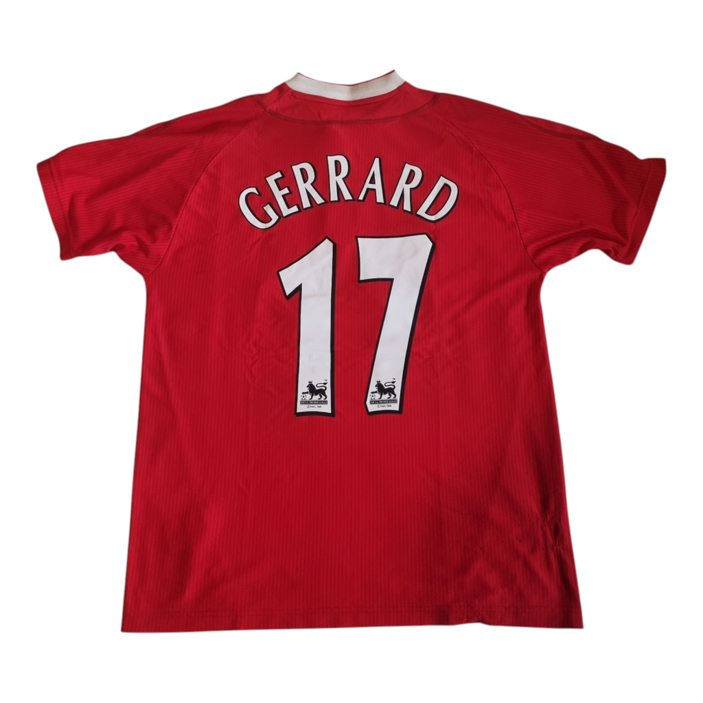 2002-04 Liverpool Home Shirt Gerrard #17 - 7/10 - M