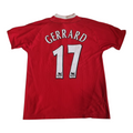 2002-04 Liverpool Home Shirt Gerrard #17 - 7/10 - M
