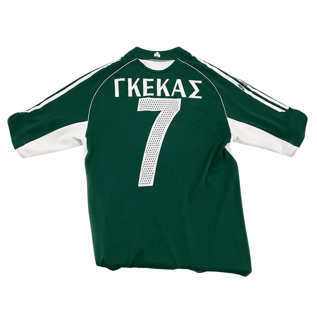 2005-06 Panathinaikos Home Shirt Gkekas #7 - 6/10 - M