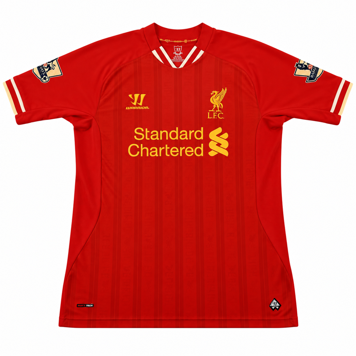 2013-14 Liverpool Home Shirt Gerrard #8 - 8/10 - L