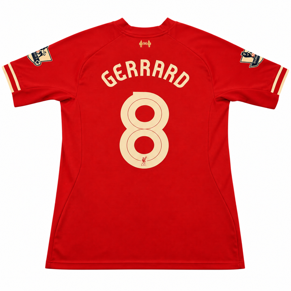 2013-14 Liverpool Home Shirt Gerrard #8 - 8/10 - L