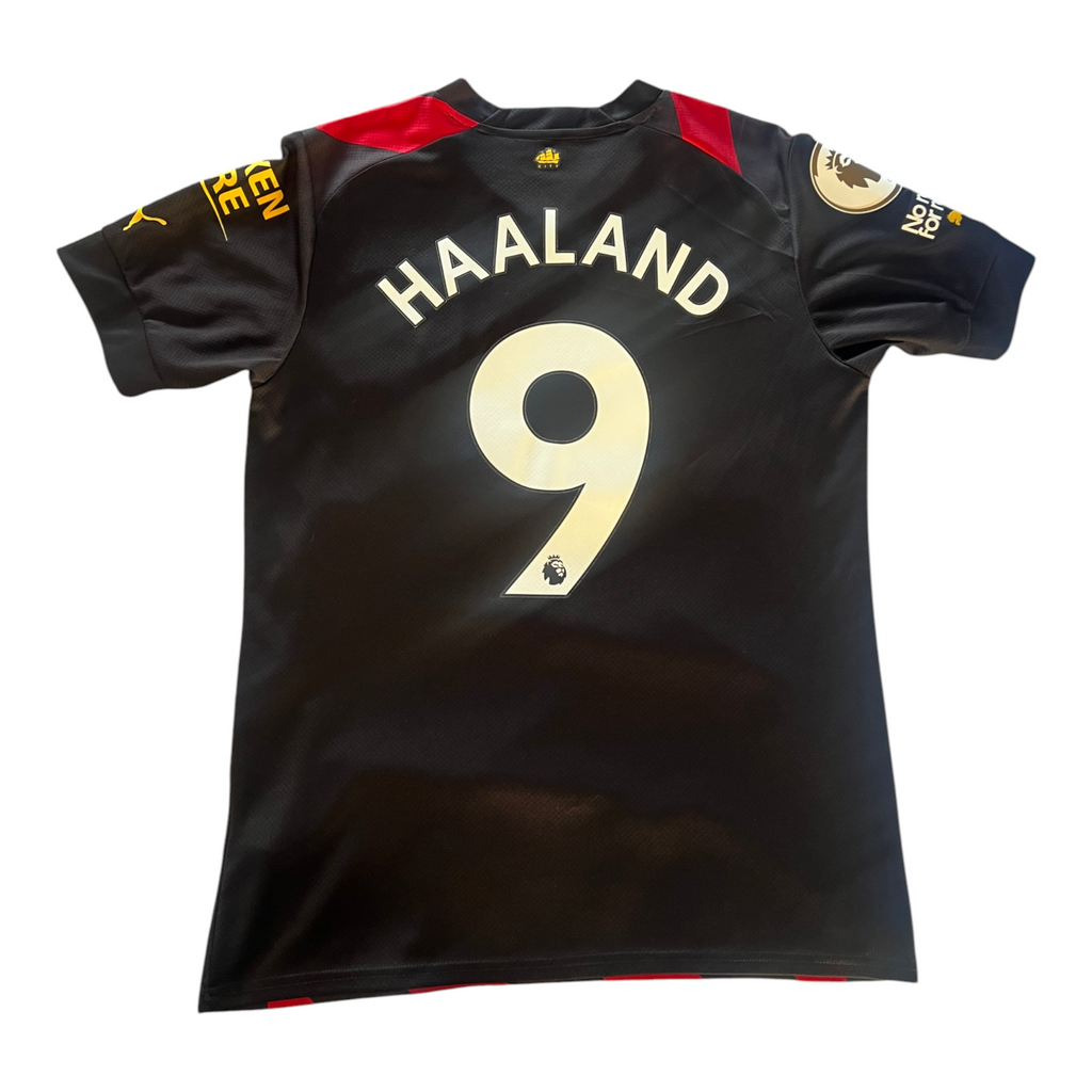 2022-23 Manchester City Away Shirt Haaland #9 - 10/10 - M