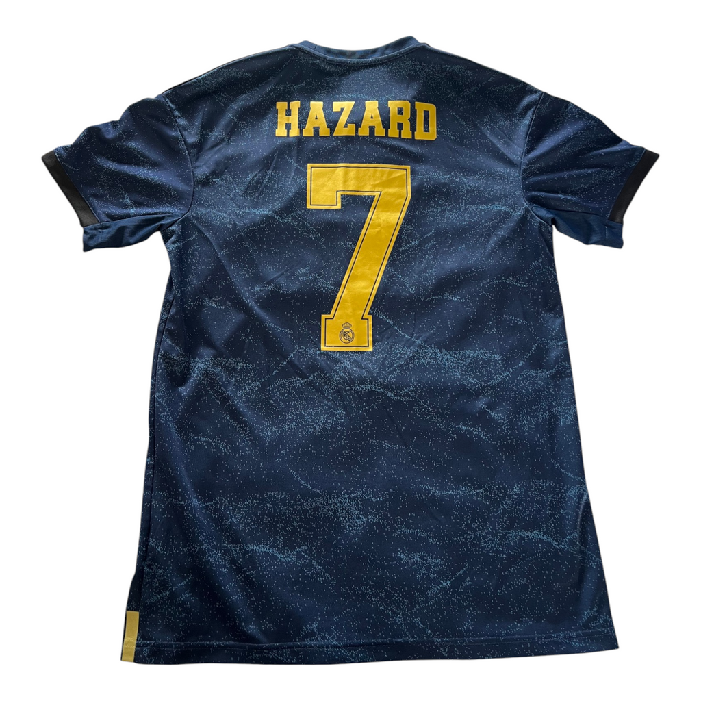 2019-20 Real Madrid Away Shirt Hazard #7 - 9/10 - M