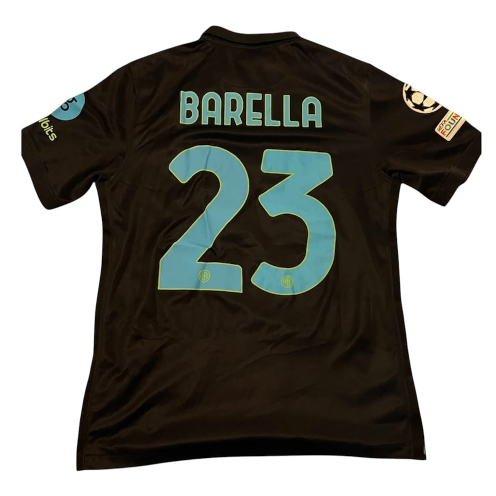 2021-22 Inter Milan Third Shirt Barella #23 - 9/10 - M