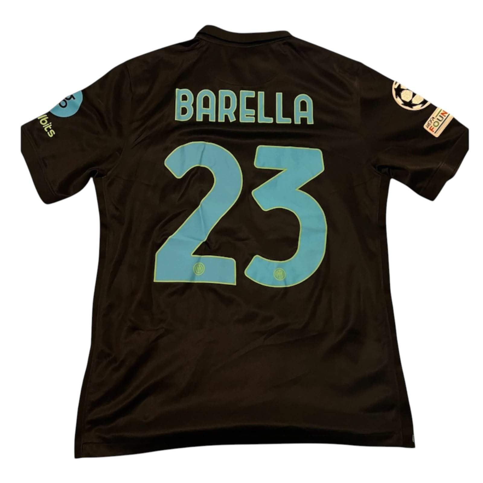 2021-22 Inter Milan Third Shirt Barella #23 - 9/10 - M