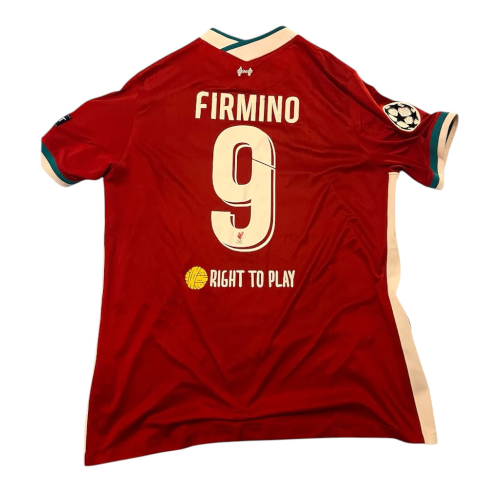 2020-21 Liverpool Home Shirt Firmino #9 - 9/10 - XL