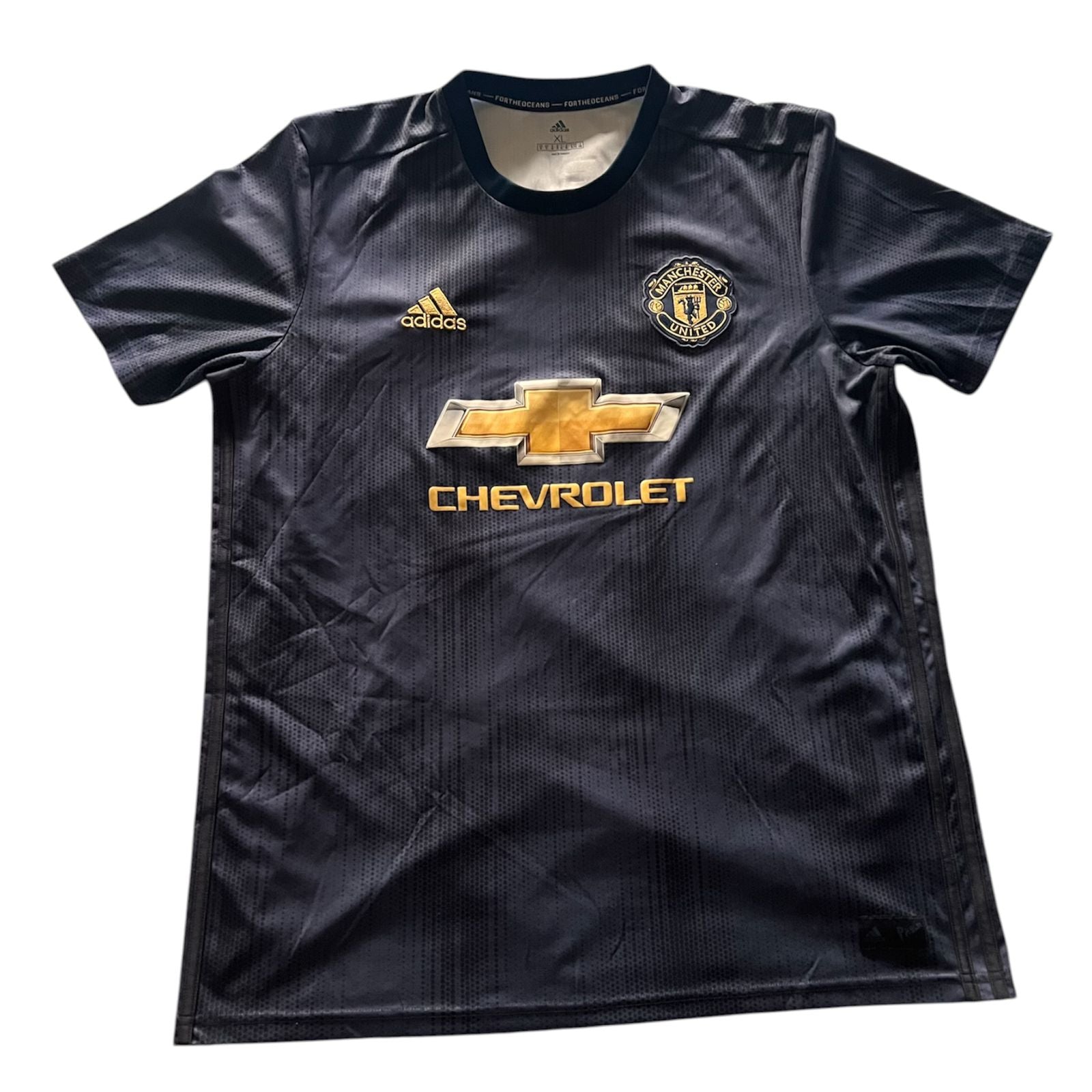 2018-19 Manchester United Third Shirt Valencia #25 - 9/10 - XL
